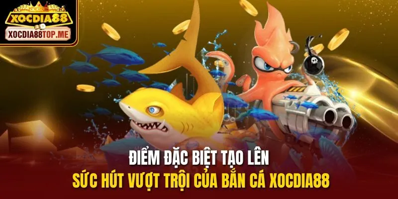 Điểm đặc biệt tạo lên sức hút vượt trội của Bắn cá xocdia88